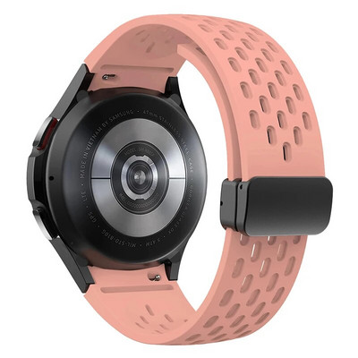 Μαγνητικό λουράκι σιλικόνης 20 mm 22 mm για κλασικό βραχιόλι Samsung Galaxy Watch 6 4 για Samsung Watch 5pro Active2 Gear S3 Band