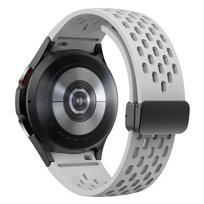 Μαγνητικό λουράκι σιλικόνης 20 mm 22 mm για κλασικό βραχιόλι Samsung Galaxy Watch 6 4 για Samsung Watch 5pro Active2 Gear S3 Band