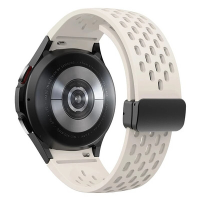Μαγνητικό λουράκι σιλικόνης 20 mm 22 mm για κλασικό βραχιόλι Samsung Galaxy Watch 6 4 για Samsung Watch 5pro Active2 Gear S3 Band
