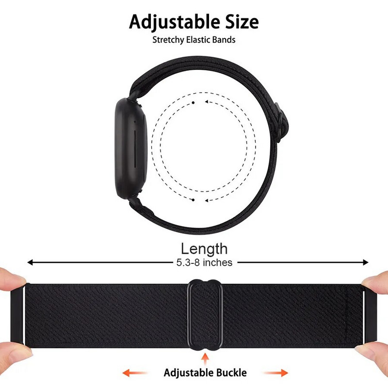 Essidi Elastic Nylon Band Loop για Redmi Watch 3 Active Woven Γυναικείο ρολόι Βραχιόλι Correa For Redmi Watch 3 Active