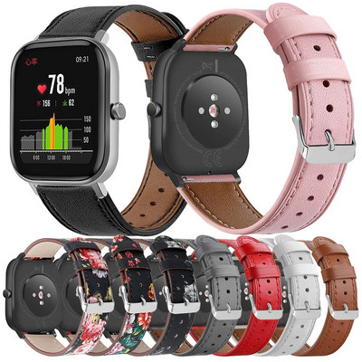 Essidi 20 22 mm kožna narukvica za Xiaomi Huami Amazfit Bip SU Lite narukvica narukvica Correa za GTS 2 2e Mini 3 Pro GTR 42 mm