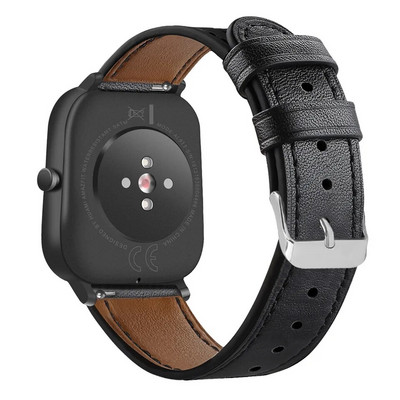 Essidi 20 Δερμάτινο λουράκι 22 χιλιοστών για Xiaomi Huami Amazfit Bip SU Lite Βραχιόλι λουράκι καρπού Correa For GTS 2 2e Mini 3 Pro GTR 42 χιλιοστά