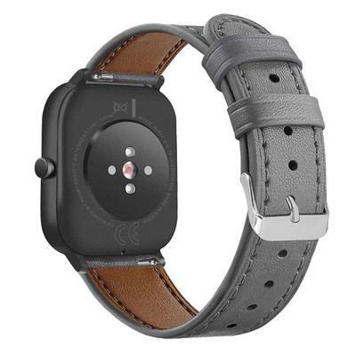 Essidi 20 Δερμάτινο λουράκι 22 χιλιοστών για Xiaomi Huami Amazfit Bip SU Lite Βραχιόλι λουράκι καρπού Correa For GTS 2 2e Mini 3 Pro GTR 42 χιλιοστά