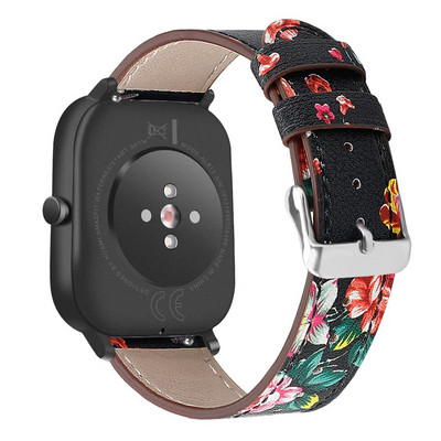 Essidi 20 Δερμάτινο λουράκι 22 χιλιοστών για Xiaomi Huami Amazfit Bip SU Lite Βραχιόλι λουράκι καρπού Correa For GTS 2 2e Mini 3 Pro GTR 42 χιλιοστά
