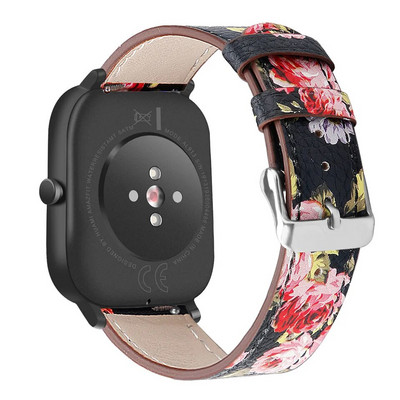 Essidi 20 Δερμάτινο λουράκι 22 χιλιοστών για Xiaomi Huami Amazfit Bip SU Lite Βραχιόλι λουράκι καρπού Correa For GTS 2 2e Mini 3 Pro GTR 42 χιλιοστά