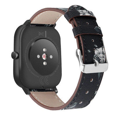 Essidi 20 Δερμάτινο λουράκι 22 χιλιοστών για Xiaomi Huami Amazfit Bip SU Lite Βραχιόλι λουράκι καρπού Correa For GTS 2 2e Mini 3 Pro GTR 42 χιλιοστά