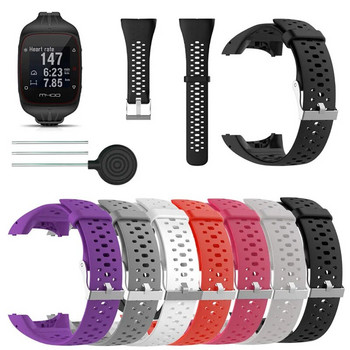 Λουράκι σιλικόνης για Polar M400 M430 GPS Sports Smart Watch Ανταλλακτικό βραχιόλι με λουράκι ρολογιού εργαλείο