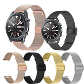 Milanski remen za Samsung Galaxy watch 3 45mm 41mm/Active 2 za Huami Amazfit GTS Bip 20mm 22mm narukvica Huawei GT/2/2e band