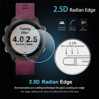 Προστατευτικό οθόνης Smart Watch 3PCS για Garmin Forerunner 255 Tempered Glass Anti-Scracth Protective Film for Forerunner 255S