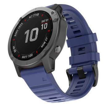 26 22 20MM силиконова каишка за часовник за Garmin Fenix 6X 6 6S Pro 7X 7 Easyfit Wristband Fenix 5 5X 5S Plus Smartwatch Гривна