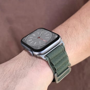 Найлонова лента Alpine Loop за каишка за Apple Watch 49 мм 45 мм 41 мм 44 мм 40 мм 42 мм 38 мм Метална гривна G-Hook iWatch Ultra 34 5 SE 6 7 8