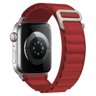 Alpine Loop Nylon Band For Apple Watch Strap 49mm 45mm 41mm 44mm 40mm 42mm 38mm Metal G-Hook Bracelet iWatch Ultra 34 5 SE 6 7 8