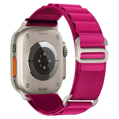 Λουράκι Alpine Loop Nylon Band για Apple Watch Band 49mm 42mm 44mm 45mm 41mm 40mm 38mm Ιμάντας για iWatch Series Ultra 2/SE/9/8/7/6/5/4/3