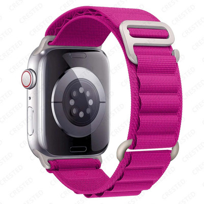 Λουράκι Alpine Loop Nylon Band για Apple Watch Band 49mm 42mm 44mm 45mm 41mm 40mm 38mm Ιμάντας για iWatch Series Ultra 2/SE/9/8/7/6/5/4/3