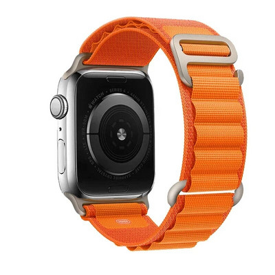 Λουράκι Alpine Loop Nylon Band για Apple Watch Band 49mm 42mm 44mm 45mm 41mm 40mm 38mm Ιμάντας για iWatch Series Ultra 2/SE/9/8/7/6/5/4/3
