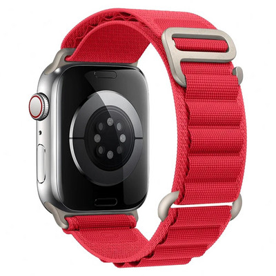 Λουράκι Alpine Loop Nylon Band για Apple Watch Band 49mm 42mm 44mm 45mm 41mm 40mm 38mm Ιμάντας για iWatch Series Ultra 2/SE/9/8/7/6/5/4/3
