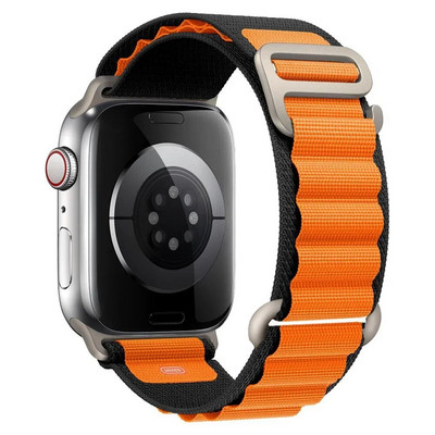 Λουράκι Alpine Loop Nylon Band για Apple Watch Band 49mm 42mm 44mm 45mm 41mm 40mm 38mm Ιμάντας για iWatch Series Ultra 2/SE/9/8/7/6/5/4/3
