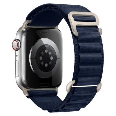 Λουράκι Alpine Loop Nylon Band για Apple Watch Band 49mm 42mm 44mm 45mm 41mm 40mm 38mm Ιμάντας για iWatch Series Ultra 2/SE/9/8/7/6/5/4/3