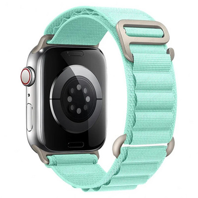 Λουράκι Alpine Loop Nylon Band για Apple Watch Band 49mm 42mm 44mm 45mm 41mm 40mm 38mm Ιμάντας για iWatch Series Ultra 2/SE/9/8/7/6/5/4/3