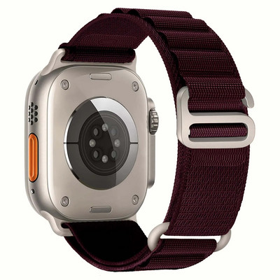 Nylon Strap for Apple Watch Ultra 2 Band 49mm 44mm 45mm 40mm 41mm 42mm 44 Mm Nylon Bracelet Correa Iwatch Series 8 7 SE 9 6 5 4