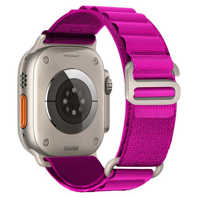 Nylon Strap for Apple Watch Ultra 2 Band 49mm 44mm 45mm 40mm 41mm 42mm 44 Mm Nylon Bracelet Correa Iwatch Series 8 7 SE 9 6 5 4