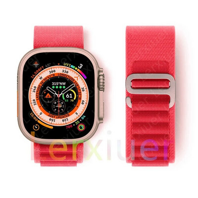 Alpine cilpas siksniņa Apple pulkstenim Siksniņa 49mm 45mm 41mm 40mm 38mm 42mm 44mm rokassprādze iWatch series Ultra 2 9 7 6 5 4 3 se 8 Siksniņas