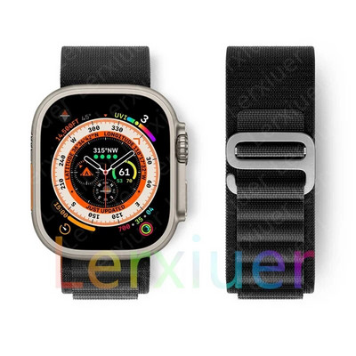 Alpine cilpas siksniņa Apple pulkstenim Siksniņa 49mm 45mm 41mm 40mm 38mm 42mm 44mm rokassprādze iWatch series Ultra 2 9 7 6 5 4 3 se 8 Siksniņas