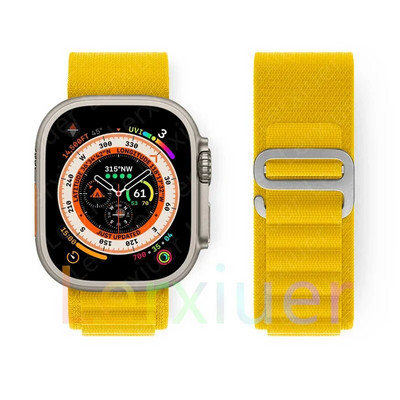 Alpine cilpas siksniņa Apple pulkstenim Siksniņa 49mm 45mm 41mm 40mm 38mm 42mm 44mm rokassprādze iWatch series Ultra 2 9 7 6 5 4 3 se 8 Siksniņas