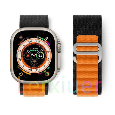 Alpine cilpas siksniņa Apple pulkstenim Siksniņa 49mm 45mm 41mm 40mm 38mm 42mm 44mm rokassprādze iWatch series Ultra 2 9 7 6 5 4 3 se 8 Siksniņas