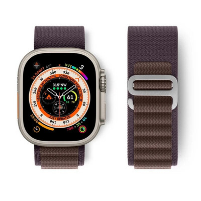 Alpine cilpas siksniņa Apple pulkstenim Siksniņa 49mm 45mm 41mm 40mm 38mm 42mm 44mm rokassprādze iWatch series Ultra 2 9 7 6 5 4 3 se 8 Siksniņas