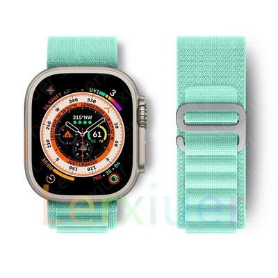 Alpine cilpas siksniņa Apple pulkstenim Siksniņa 49mm 45mm 41mm 40mm 38mm 42mm 44mm rokassprādze iWatch series Ultra 2 9 7 6 5 4 3 se 8 Siksniņas