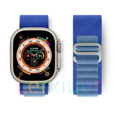 Alpine cilpas siksniņa Apple pulkstenim Siksniņa 49mm 45mm 41mm 40mm 38mm 42mm 44mm rokassprādze iWatch series Ultra 2 9 7 6 5 4 3 se 8 Siksniņas