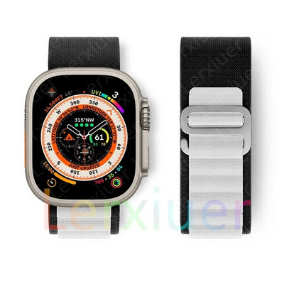 Alpine cilpas siksniņa Apple pulkstenim Siksniņa 49mm 45mm 41mm 40mm 38mm 42mm 44mm rokassprādze iWatch series Ultra 2 9 7 6 5 4 3 se 8 Siksniņas