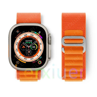 Alpine cilpas siksniņa Apple pulkstenim Siksniņa 49mm 45mm 41mm 40mm 38mm 42mm 44mm rokassprādze iWatch series Ultra 2 9 7 6 5 4 3 se 8 Siksniņas