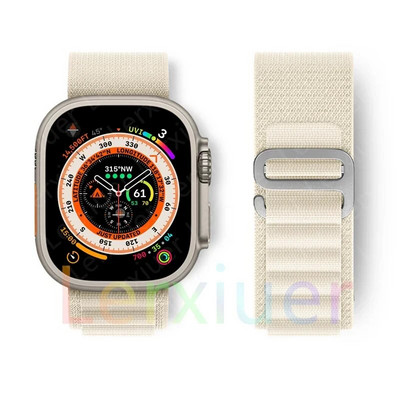 Alpine cilpas siksniņa Apple pulkstenim Siksniņa 49mm 45mm 41mm 40mm 38mm 42mm 44mm rokassprādze iWatch series Ultra 2 9 7 6 5 4 3 se 8 Siksniņas