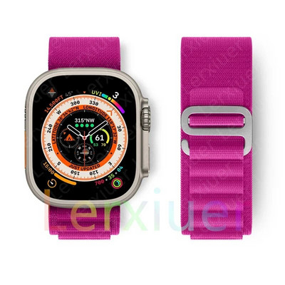 Alpine cilpas siksniņa Apple pulkstenim Siksniņa 49mm 45mm 41mm 40mm 38mm 42mm 44mm rokassprādze iWatch series Ultra 2 9 7 6 5 4 3 se 8 Siksniņas