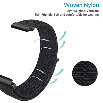 Nylon Loop Strap για Xiaomi MI Watch/MI Color 2 Band Belts Wristbelts Sport βραχιόλι για TicWatch Pro 3 GPS GTX 2021 2020 S2 E2