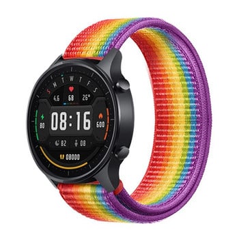 Nylon Loop Strap για Xiaomi MI Watch/MI Color 2 Band Belts Wristbelts Sport βραχιόλι για TicWatch Pro 3 GPS GTX 2021 2020 S2 E2