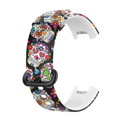 Silikona siksniņas priekš Xiaomi Mi Watch Lite pulksteņu siksniņas Krāsainas ziedu kamuflāžas apdrukas siksnas Xiaomi Redmi Watch Lite/pulkstenim