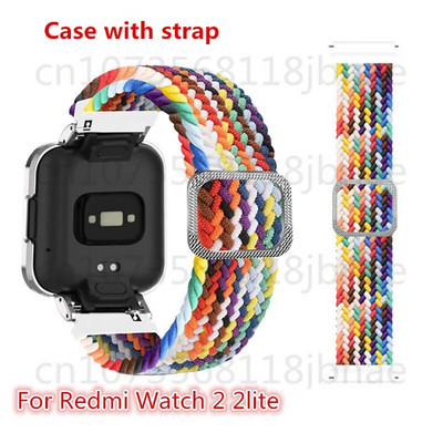 Službeni najlonski tkani remen za Redmi Watch 2 2lite kućište metalna zaštitna navlaka+remen za Mi Watch lite podesivi remen