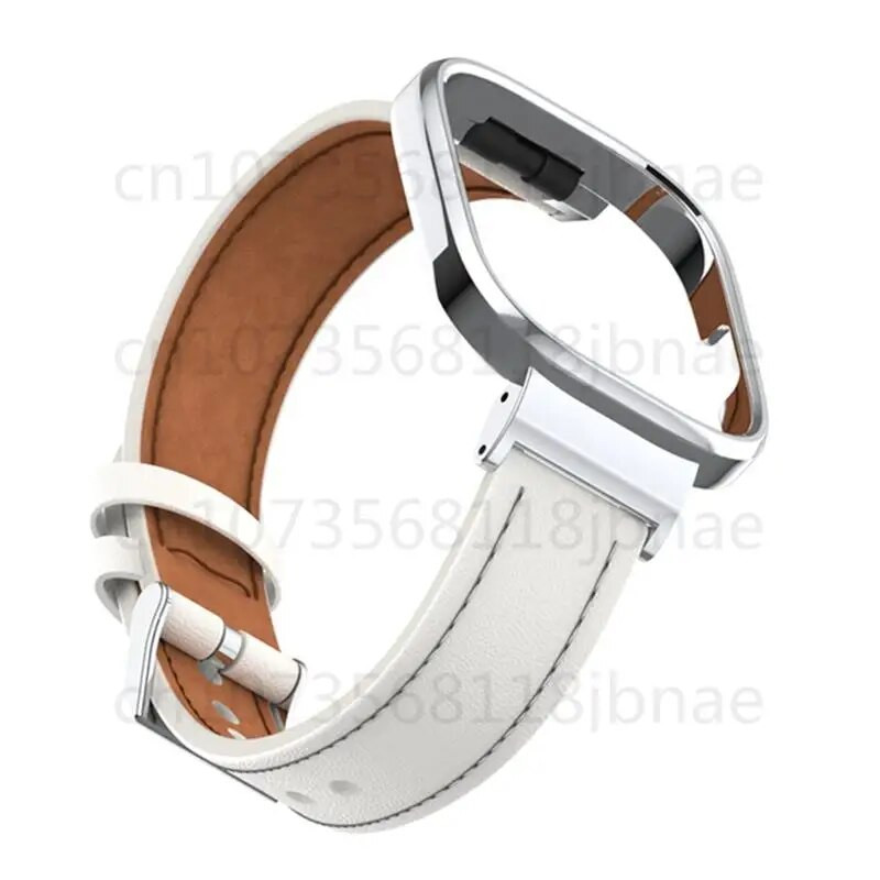 Ādas siksniņa Redmi pulkstenim 2lite metāla viedpulksteņa korpusa nomaiņa rokassprādzei Xiaomi Mi Watch lite Correa siksna