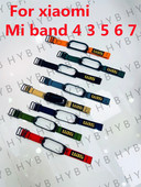 Λουράκι για Mi band 7 6 5 Nylon Braided Solo Loop pulseira βραχιόλι Miband4 Miband5 Miband6 Wristband xiaomi Mi band 4 3 5 6 7