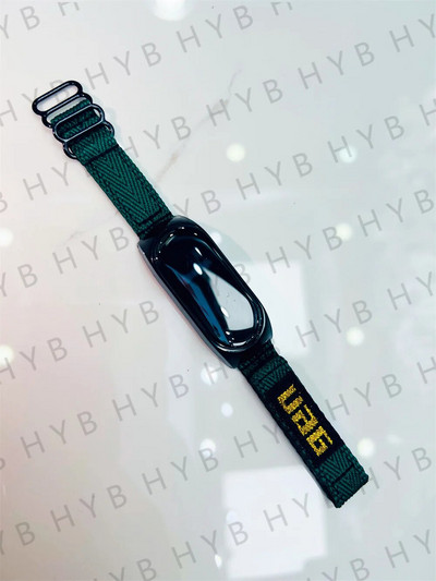 Λουράκι για Mi band 7 6 5 Nylon Braided Solo Loop pulseira βραχιόλι Miband4 Miband5 Miband6 Wristband xiaomi Mi band 4 3 5 6 7