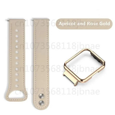 Nahast käevõru Redmi kellale 3 Redmi kellale 2/2 Lite metallist korpusega raamiga nahast rihm Correa nutikella tarvikud kellarihm