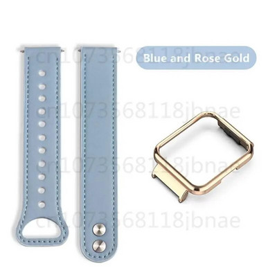 Nahast käevõru Redmi kellale 3 Redmi kellale 2/2 Lite metallist korpusega raamiga nahast rihm Correa nutikella tarvikud kellarihm