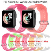 Διαφανές λουράκι ρολογιού για Xiaomi Mi Watch Lite RedMi Watch 2 Lite Band Αντικατάσταση λουράκι ρολογιού σιλικόνης για λουράκι ρολογιού Redmi