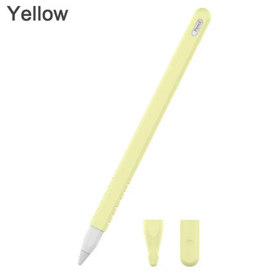Suport moale, antiderapant, rezistent la praf, manșon de protecție pentru piele, husă husă din silicon pentru Apple Pencil 2 iPad Pro