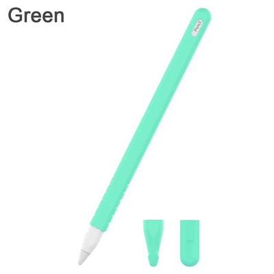 Suport moale, antiderapant, rezistent la praf, manșon de protecție pentru piele, husă husă din silicon pentru Apple Pencil 2 iPad Pro
