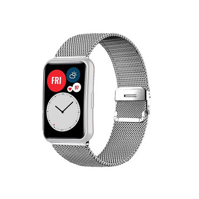 Curea pentru ceas Huawei Fit/Fit 2 Band cu carcasă Ecran Portector Brățară metalică Film pentru accesorii pentru banda ceas inteligentă Curea