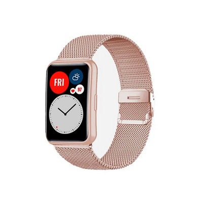 Curea pentru ceas Huawei Fit/Fit 2 Band cu carcasă Ecran Portector Brățară metalică Film pentru accesorii pentru banda ceas inteligentă Curea